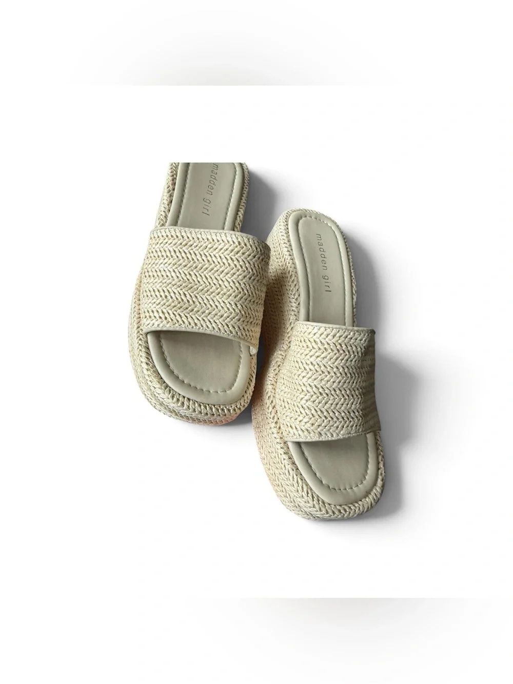 MADDEN GIRL WOVEN PLATFORM SANDALS | Steve Madden Zeppelin